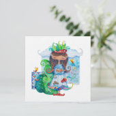 Persian Girl Feiertagskarte (Stehend Vorderseite)