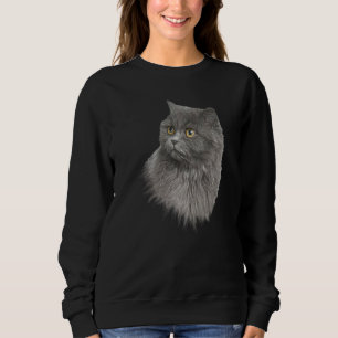 Persian Gorgeous Pet Cat Breed Kitty Fan Sweatshirt