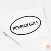 PERSIAN GULF OVALER AUFKLEBER (Umschlag)