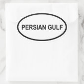 PERSIAN GULF OVALER AUFKLEBER (Tasche)