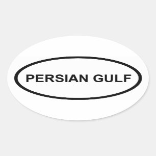 PERSIAN GULF OVALER AUFKLEBER