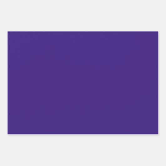 Persian Indigo Solid Color Geschenkpapier Set (Vorderseite 3)