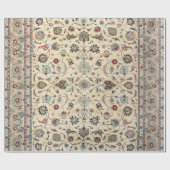 Persian Kashan Dustan Baby Blue  Geschenkpapier (Flach)