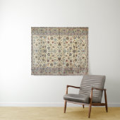 Persian Kashan Dustan Baby Blue Wandteppich (Beispiel (Horizontal))