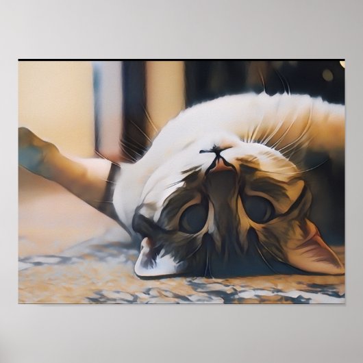 Persian Kitten Poster - Soft Fur & Big Eyes - Kauf (Vorne)