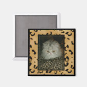 Persian Kitty Magnet (Vorderseite/Rückseite)