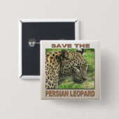 Persian Leopard Button (Vorne & Hinten)