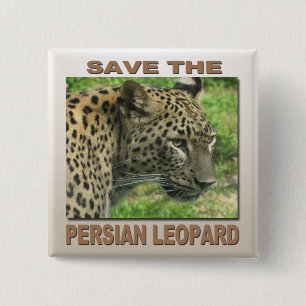 Persian Leopard Button