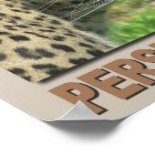 Persian Leopard Poster (Ecke)