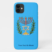 Persian Magen David Menorah Case-Mate iPhone Hülle (Rückseite)