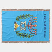 Persian Magen David Menorah Decke (Vorderseite)