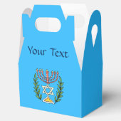 Persian Magen David Menorah Geschenkschachtel (Geöffnet)