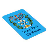 Persian Magen David Menorah Magnet (Rechte Seite)