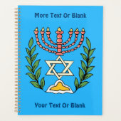 Persian Magen David Menorah Planer (Vorderseite)