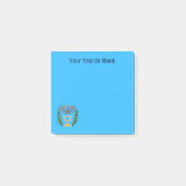 Persian Magen David Menorah Post-it Klebezettel (Vorderseite)