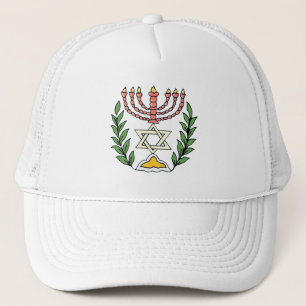 Persian Magen David Menorah Truckerkappe