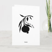 Persian Miniature Dancing Nymph Karte (Rückseite)