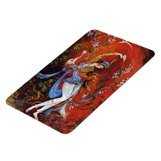 Persian Miniature Dancing Nymph Magnet (Linke Seite)