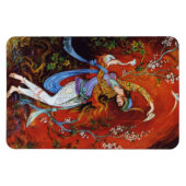 Persian Miniature Dancing Nymph Magnet (Horizontal)