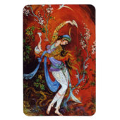 Persian Miniature Dancing Nymph Magnet (Vertikal)