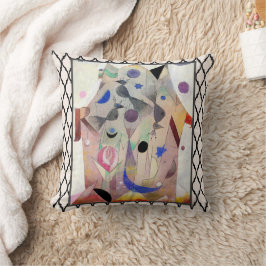 Persian Nightingales by Paul Klee, Abstrakt Art Kissen