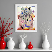 Persian Nightingales by Paul Klee, Abstrakt Art Poster