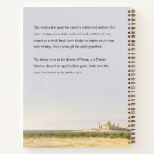 Persian Princess Book Cover Inspiration Notebook Notizblock (Rückseite)