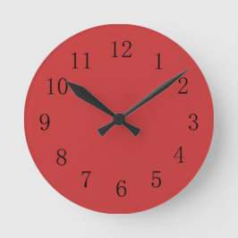 Persian Red Kitchen Wall Clock Runde Wanduhr