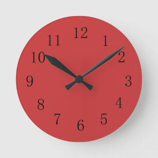 Persian Red Kitchen Wall Clock Runde Wanduhr