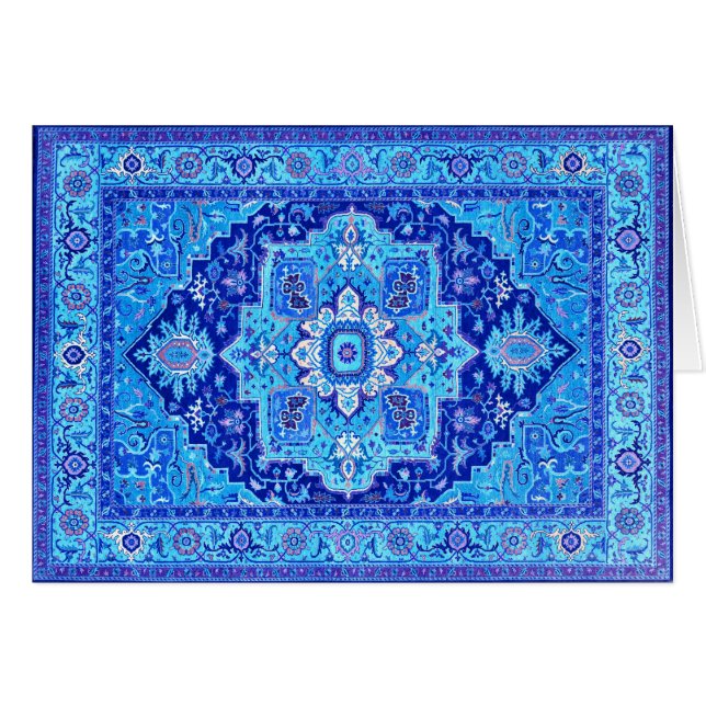 PERSIAN RUG - Blau (Vorderseite (Horizontal))