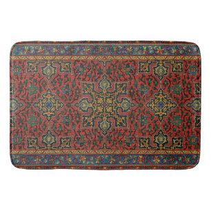 Persian Rug Carpet Red Blue Classic Badematte