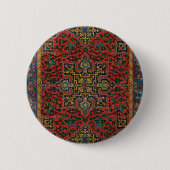 Persian Rug Carpet Red Blue Classic Button (Vorderseite)