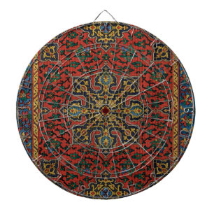 Persian Rug Carpet Red Blue Classic Dartscheibe