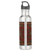 Persian Rug Carpet Red Blue Classic Edelstahlflasche (Rückseite)