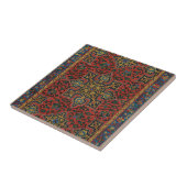 Persian Rug Carpet Red Blue Classic Fliese (Seite)