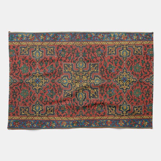 Persian Rug Carpet Red Blue Classic Geschirrtuch (Horizontal)