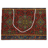Persian Rug Carpet Red Blue Classic Große Geschenktüte (Vorderseite)
