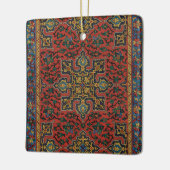 Persian Rug Carpet Red Blue Classic Keramikornament (Links)