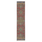 Persian Rug Carpet Red Blue Classic Kurzer Tischläufer (Vorderseite)