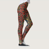 Persian Rug Carpet Red Blue Classic Leggings (Rechts)