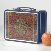 Persian Rug Carpet Red Blue Classic Metall Brotdose (Beispiel)