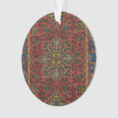 Persian Rug Carpet Red Blue Classic Ornament (Vorderseite)
