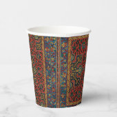 Persian Rug Carpet Red Blue Classic Pappbecher (Rechts)