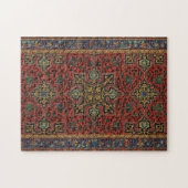 Persian Rug Carpet Red Blue Classic Puzzle (Horizontal)