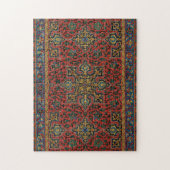 Persian Rug Carpet Red Blue Classic Puzzle (Vertikal)