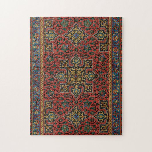 Persian Rug Carpet Red Blue Classic Puzzle (Vertikal)