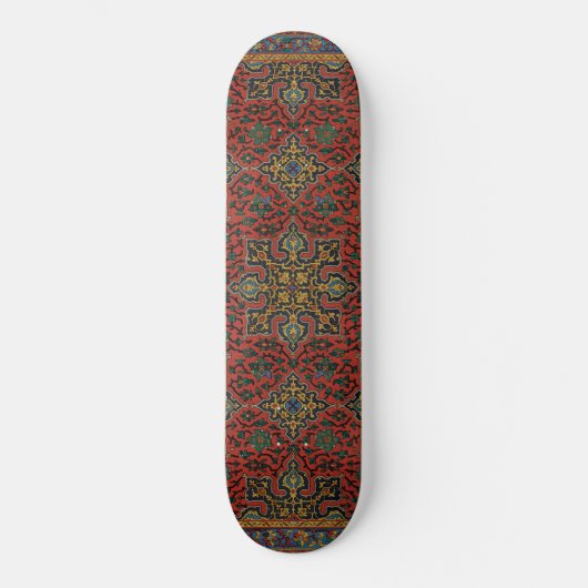 Persian Rug Carpet Red Blue Classic Skateboard (Vorderseite)