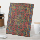 Persian Rug Carpet Red Blue Classic Sockelschild (In Situ)