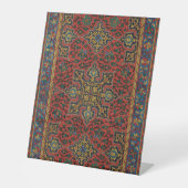 Persian Rug Carpet Red Blue Classic Sockelschild (Vorderseite)