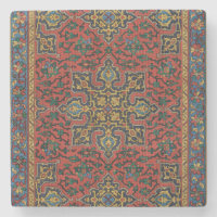 Persian Rug Carpet Red Blue Classic